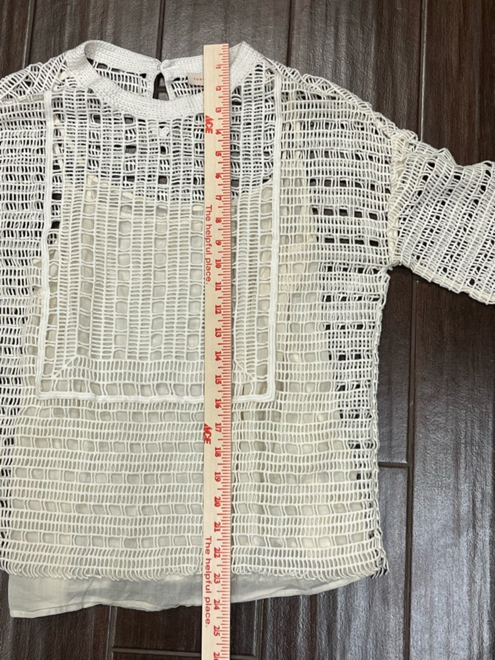 Tory Burch Crochet Top Tunic - S - Picture 7 of 8